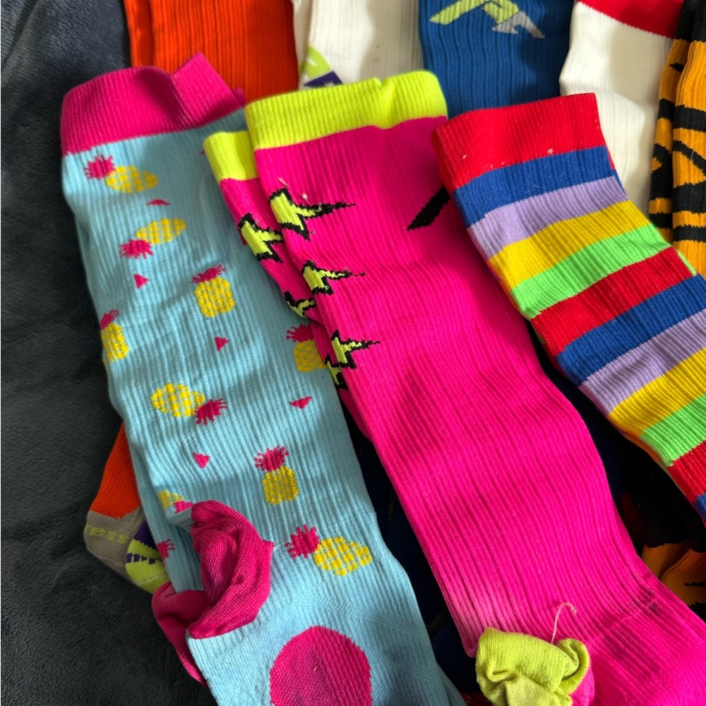 Colorful compression Socks Collection size XS.  Pro compression - Picture 3 of 3